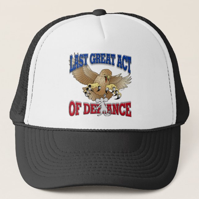 Casquette Dernier grand acte de défi (Devant)