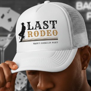 Casquette Dernier Rodéo Cow-boy Enterrement de Vie de Garçon