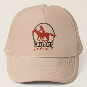 Casquette Dernier Roulé Rouge Pour La Mariée