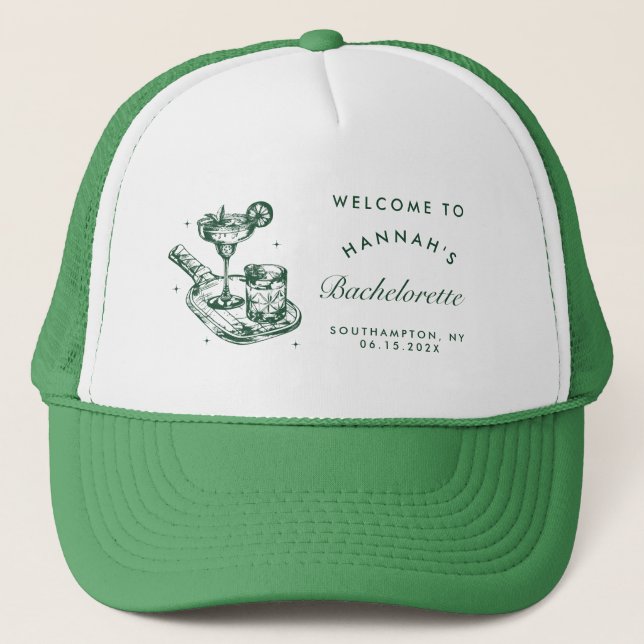 Casquette Dernier Swing Avant Le Week-End De Bach De Pickleb (Devant)