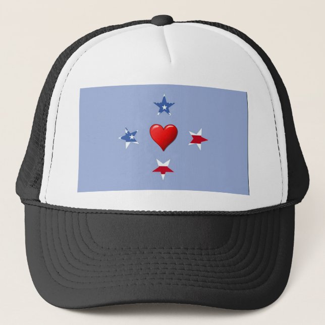 Casquette des étoiles patriotiques (Devant)