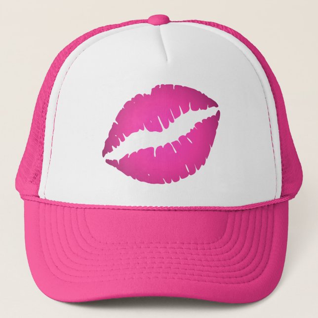 Casquette des lèvres roses (Devant)