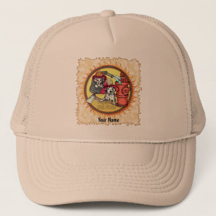 Casquette des pompiers de chien