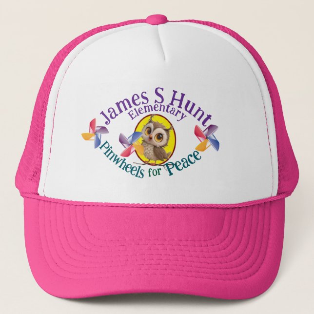Casquette Des roues pour la paix, Chapeau de camion (Devant)