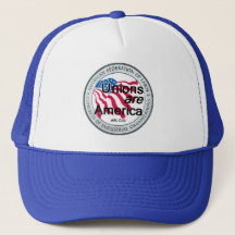 Casquette des syndicats de Fête du travail