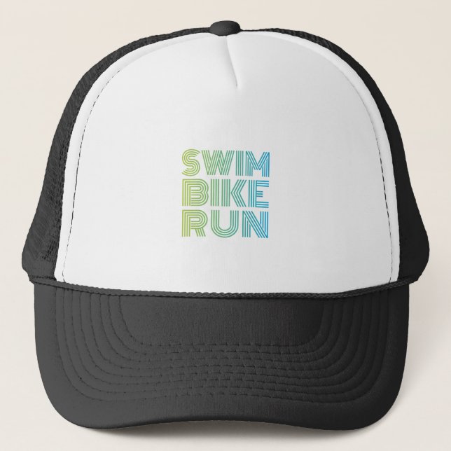 Casquette Design de triathlon (Devant)