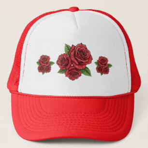 Casquette Design Rose élégant