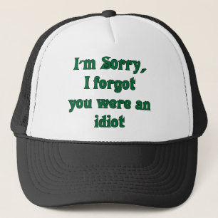 Casquette désolé