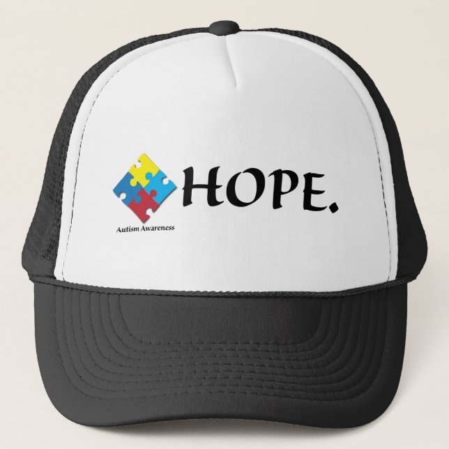 Casquette d'espoir d'Austim (Devant)