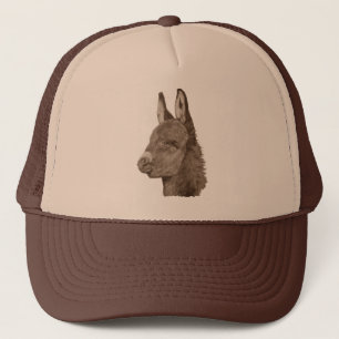 Casquette dessin animal d'âne mignon