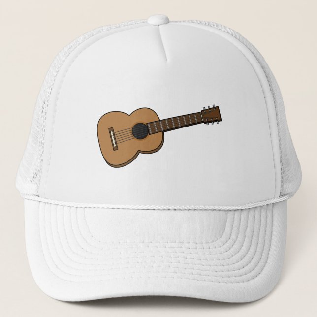 Casquette Dessin de guitare (Devant)