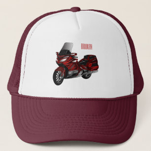 Casquette Dessin de moto de tourisme