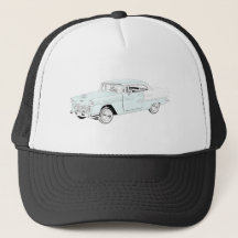 Dessin de style crayon Chevy Bel Air 1955