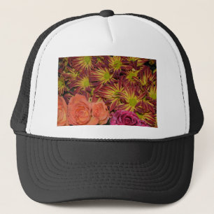 Casquette Destin coloré de mamans de compositions florales