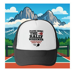 Casquette Destructeur de rallye de pickleball nom personnali