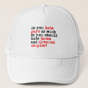 Casquette Détestez-vous les gays ?