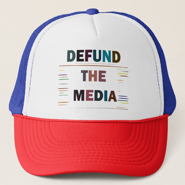 Casquette Détruisez Les Médias (Devant)