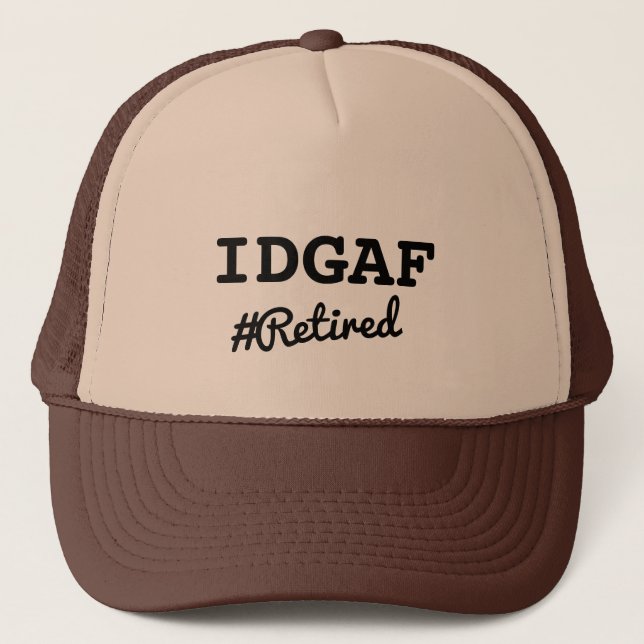 Casquette Devis de retraite personnalisables amusants Casque (Devant)