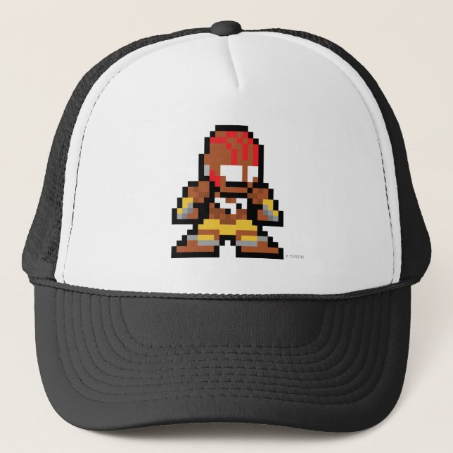 Casquette Dhalsim à 8 bits (Devant)