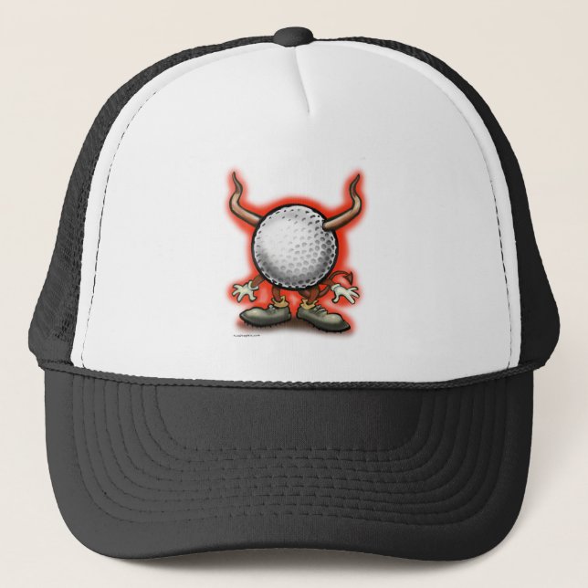 Casquette Diable de golf (Devant)