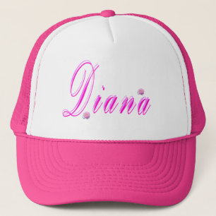 Casquette Diana Girls Name Logo,