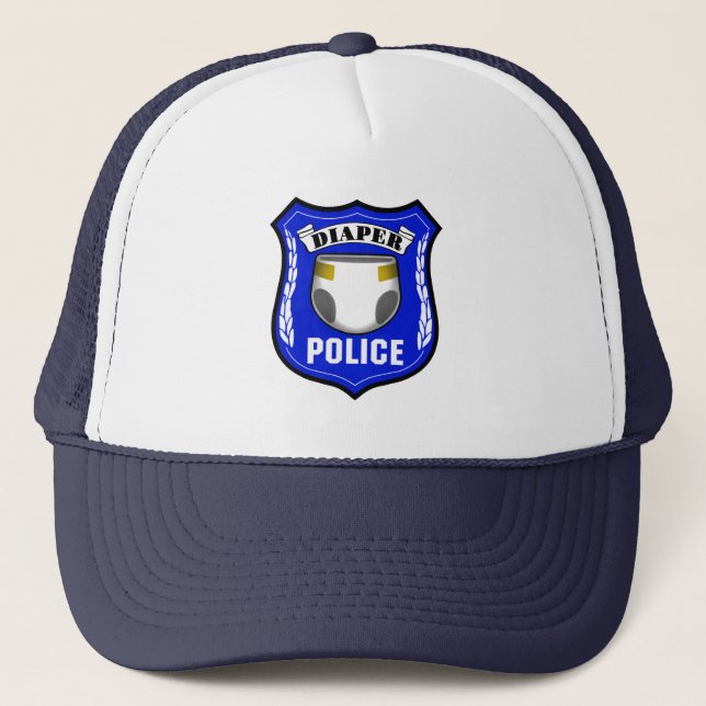 CASQUETTE DIAPER POLICE (Devant)