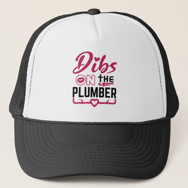 Casquette Dibs sur le plombier (Devant)