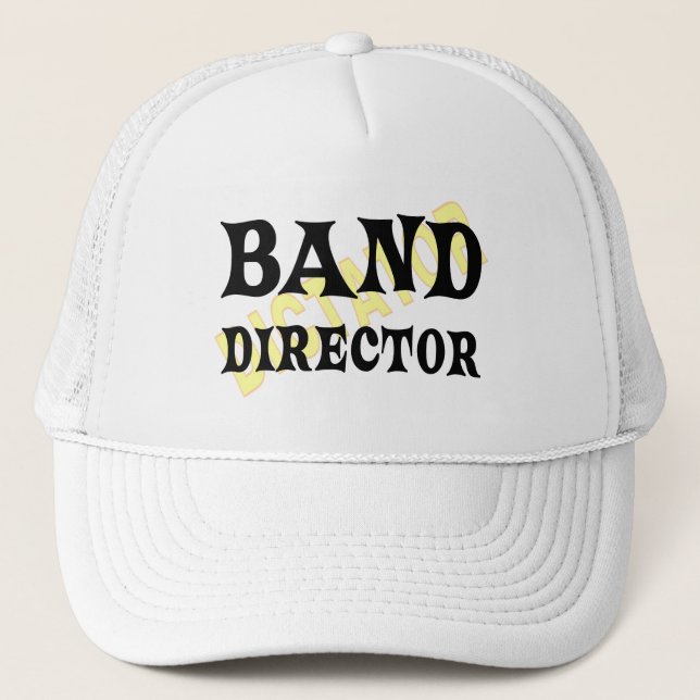 Casquette Dictateur du directeur de bande (Devant)