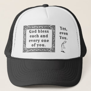 Casquette Dieu bénisse (humaine)