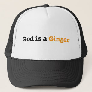 Casquette Dieu est un gingembre
