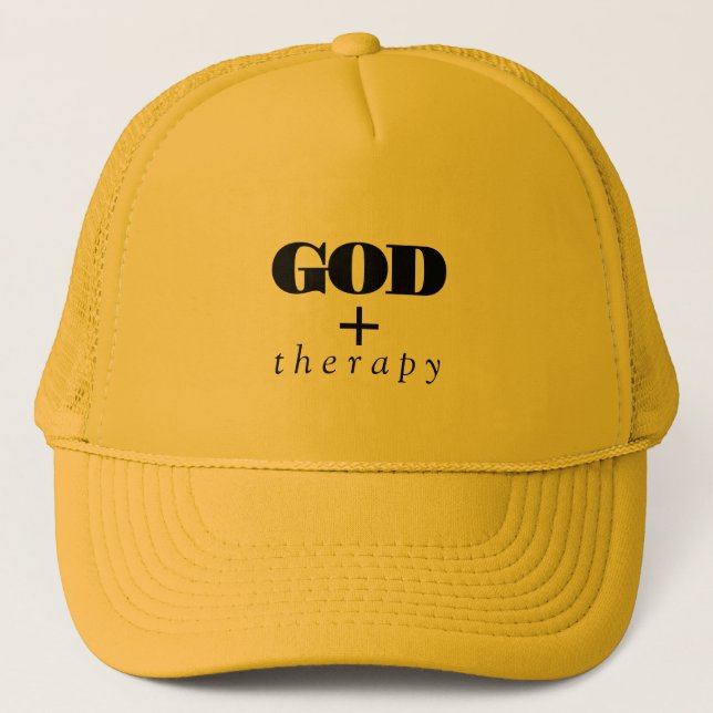 Casquette Dieu et Thérapie (Devant)