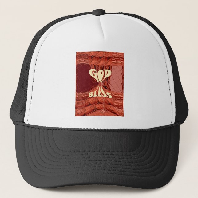 Casquette Dieu vous bénisse Golden kenya Hakuna Matata Giraf (Devant)