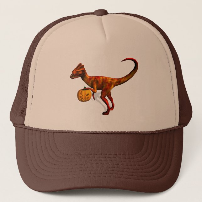 Casquette Dilophosaurus d'Halloween (Devant)