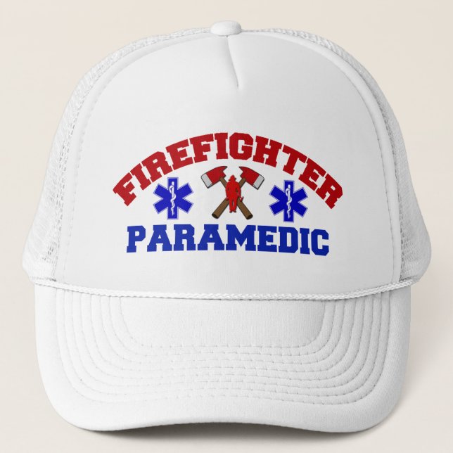 Casquette d'infirmier de sapeur-pompier (Devant)