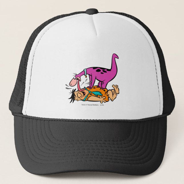 Casquette Dino Licking Fred Flintstone (Devant)