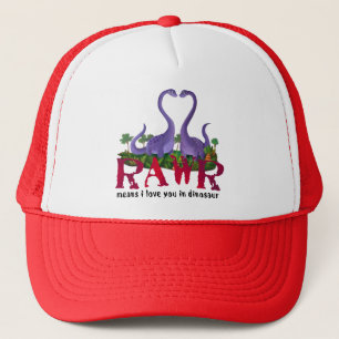 Casquette Dinos - Rawr mignons et romantiques