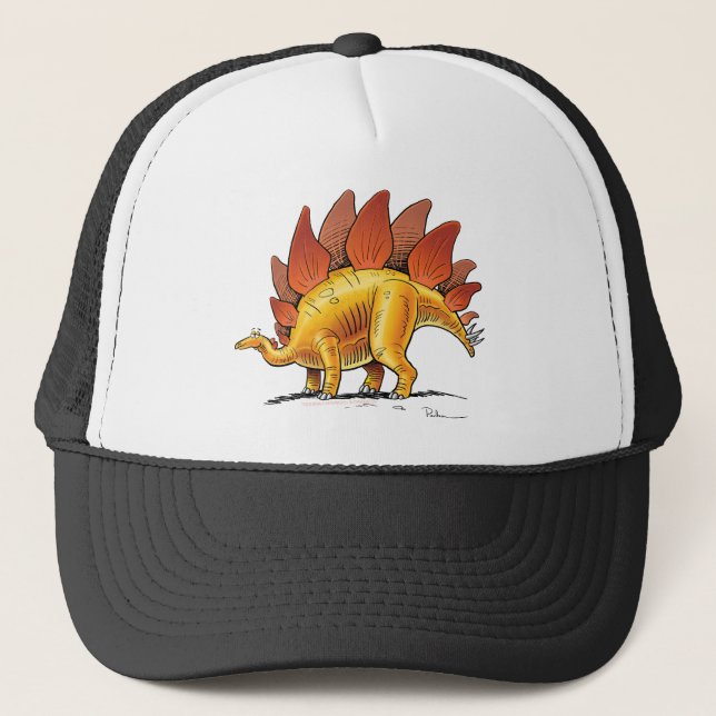 Casquette Dinosaure de bande dessinée de Stegosaurus de (Devant)