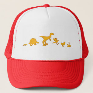 Casquette Dinosaure drôle et évolution du poulet
