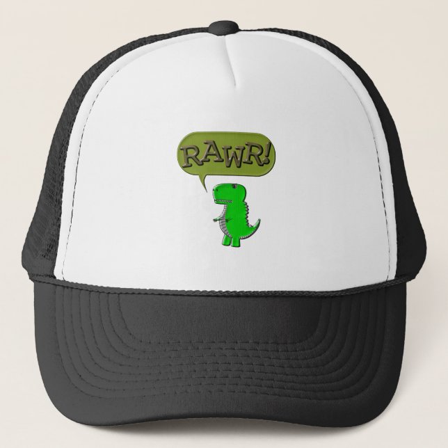 Casquette Dinosaure Jouet Mignonne Et En Colère (Devant)