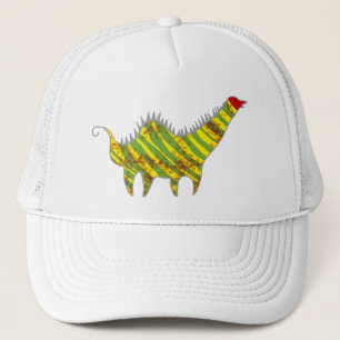 Casquette Dinosaure principal rouge