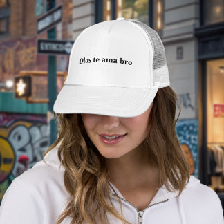 Casquette Dios Te Ama Bro Gorra – Fe Urbana con Estilo Retro