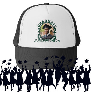 Casquette Diplômé en photo à thème vert
