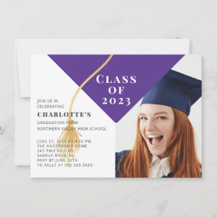 Casquette diplômé - Photo Invitation
