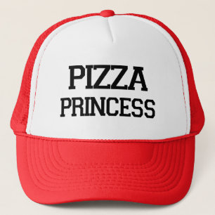 Casquette Dire drôle de fin gourmet de princesse de pizza