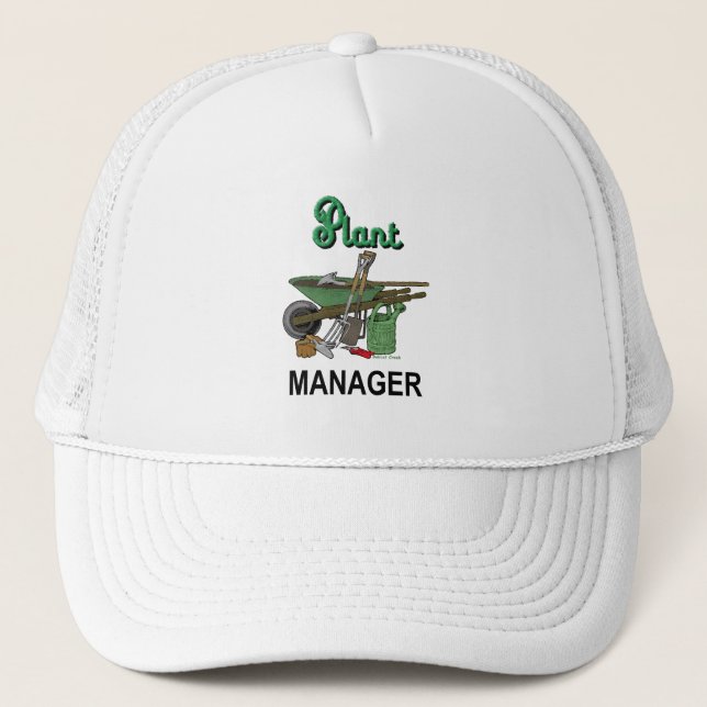 Casquette Directeur d'installation pour le jardinier (Devant)