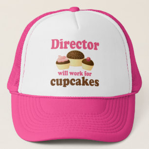 Casquette Directeur Will Work For Cupcakes