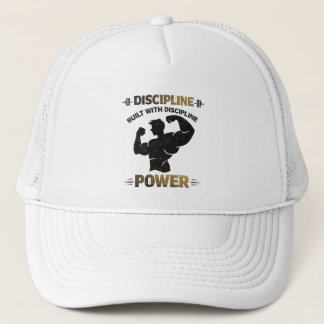 Casquette Discipline Power Vintage Gym Motivational Workout 