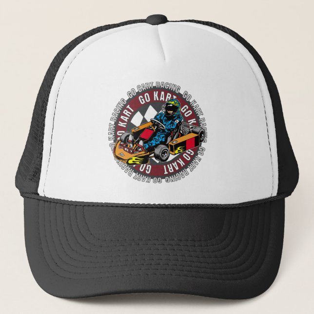 Casquette Disparaissent l'emballage de kart (Devant)