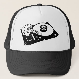 Casquette Disque dur - Computer Geek Hacker Old School