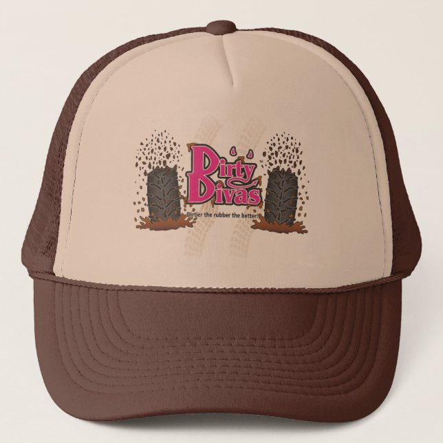 Casquette Divas sales (Devant)
